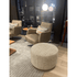 High End Floor Sample Marelli Moon Pouf by Marelli  Casa Design Group