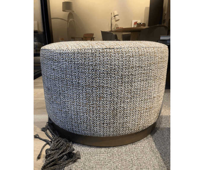 High End Floor Sample Marelli Moon Pouf by Marelli  Casa Design Group