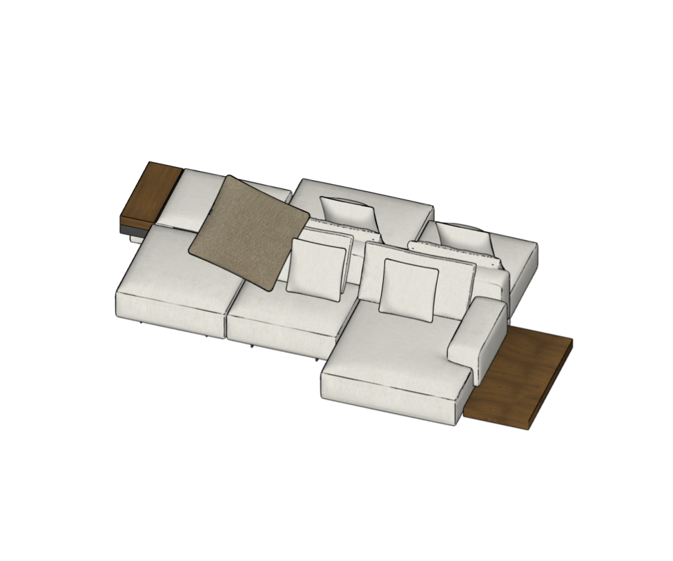 High End Floor Sample Marteen Sofa by Molteni&C Casa Design Group