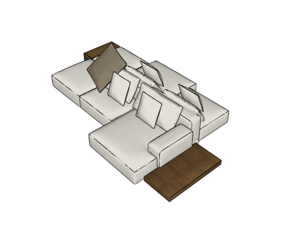 High End Floor Sample Marteen Sofa by Molteni&amp;C Casa Design Group