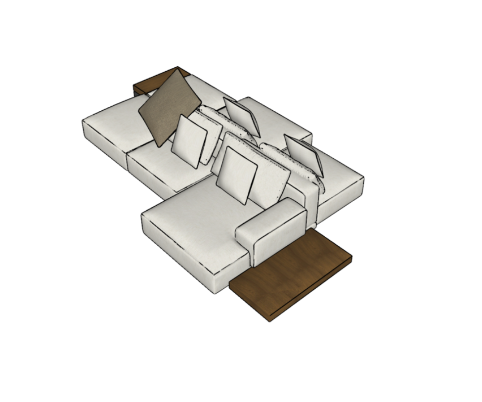High End Floor Sample Marteen Sofa by Molteni&C Casa Design Group