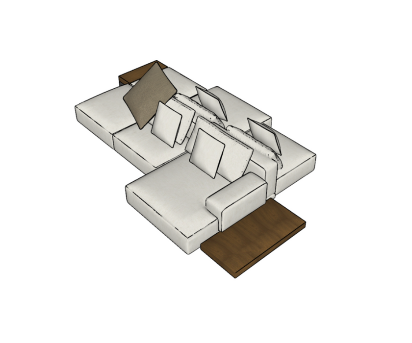 High End Floor Sample Marteen Sofa by Molteni&C Casa Design Group