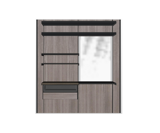High End Floor Sample Master Dressing Walk-In closet by Molteni&C Casa Design Group