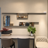 Floor Sample Mirror Lines with Black Nickel, White Carrara Marble and Brass Details by MDF Italia | Casa Design Group