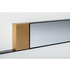 Floor Sample Mirror Lines with Black Nickel, White Carrara Marble and Brass Details by MDF Italia | Casa Design Group