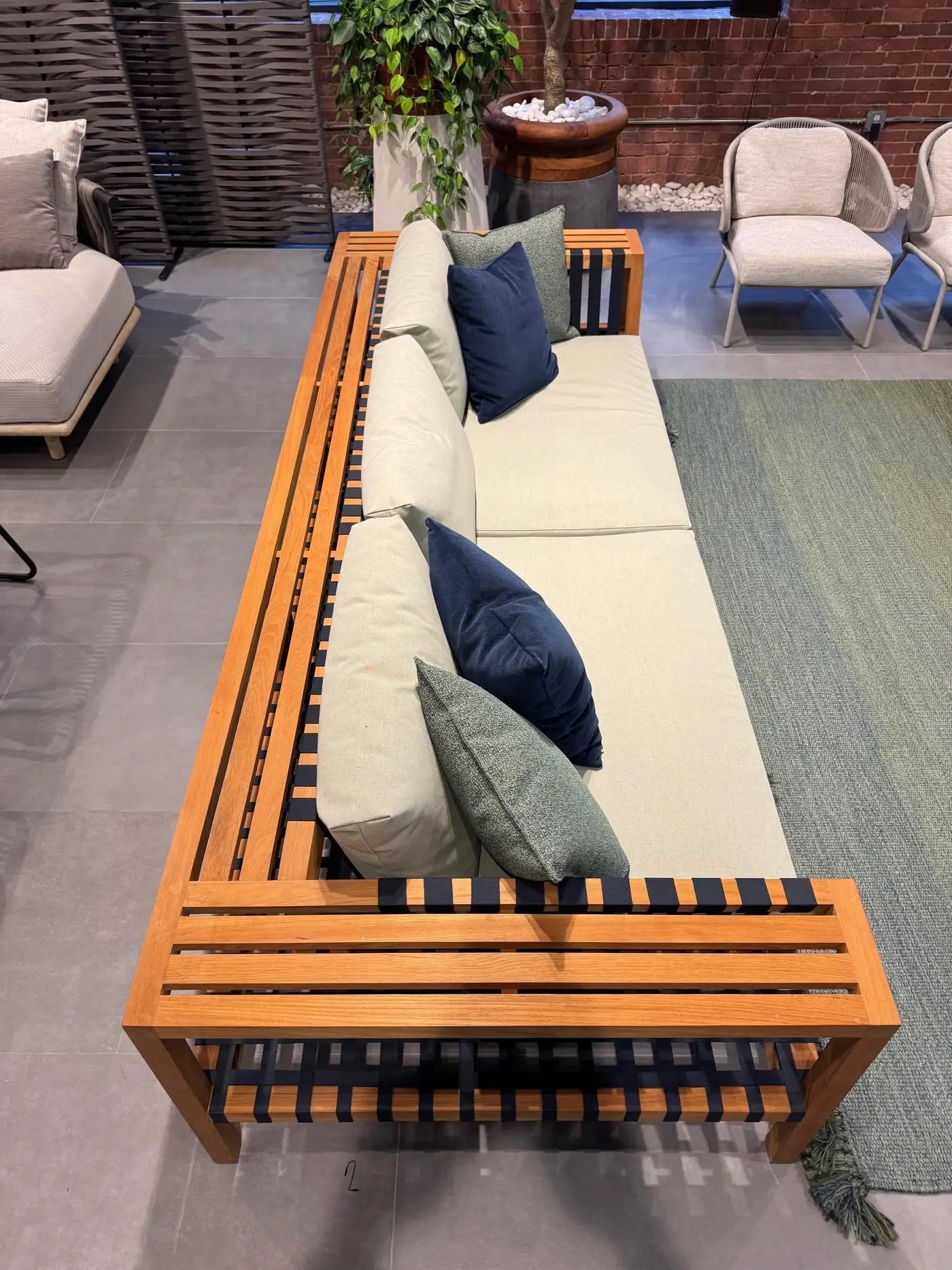 High End Floor Sample Network 130 Outdoor Sofa by Roda Casa Design Group