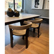 High End Floor Sample Noce Dining Chair by Henge Casa Design Group