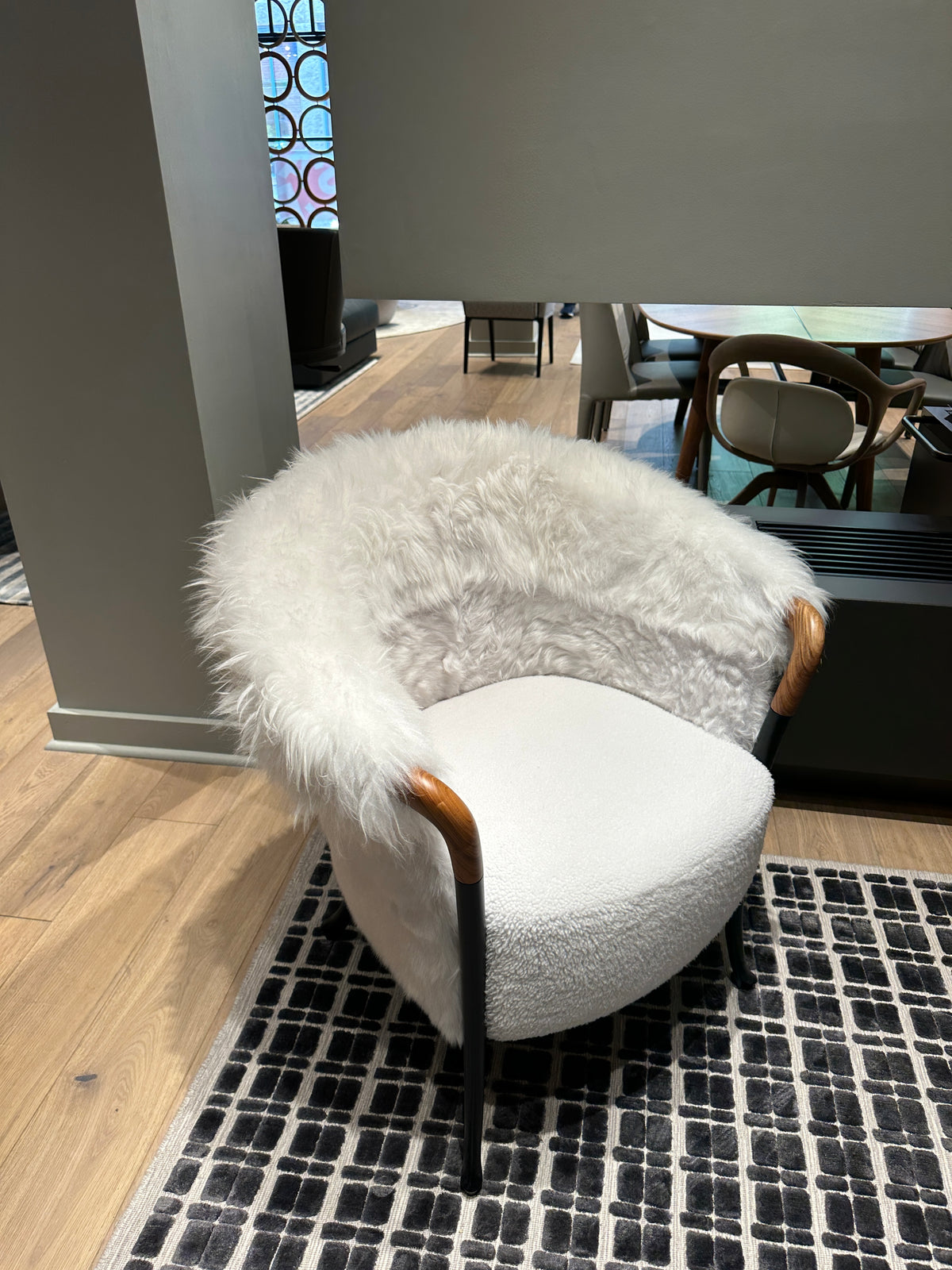 High End Floor Sample Progetti Fashion Armchair by Giorgetti Casa Design Group