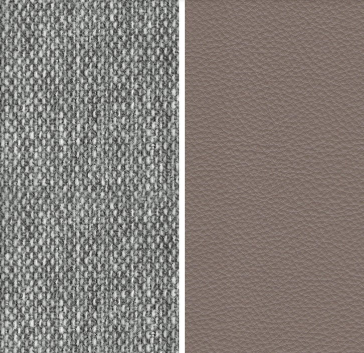 Floor Sample Qing Chair Low Back in Sky-Shadow Grey and Leather Cafe Noir by Camerich | Casa Design Group