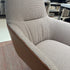 Floor Sample Qing Chair Low Back in Sky-Shadow Grey and Leather Cafe Noir by Camerich | Casa Design Group