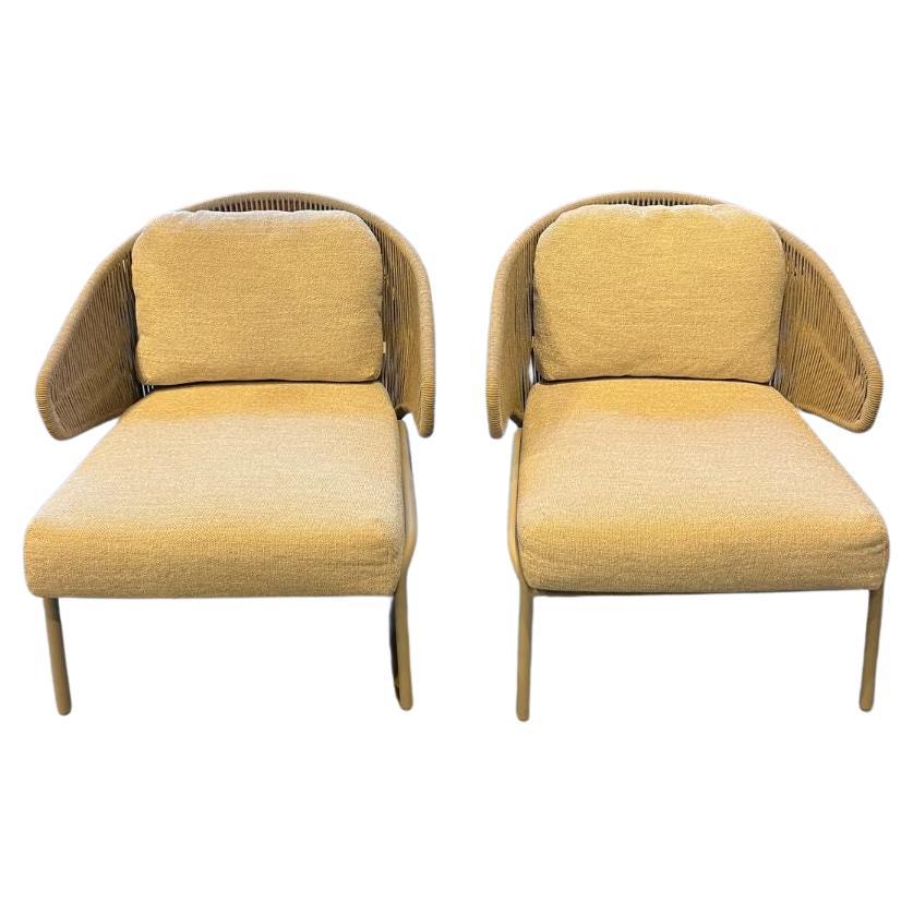 High End Floor Sample Radoc Lounge Chair-Set of 2 by Manutti Casa Design Group