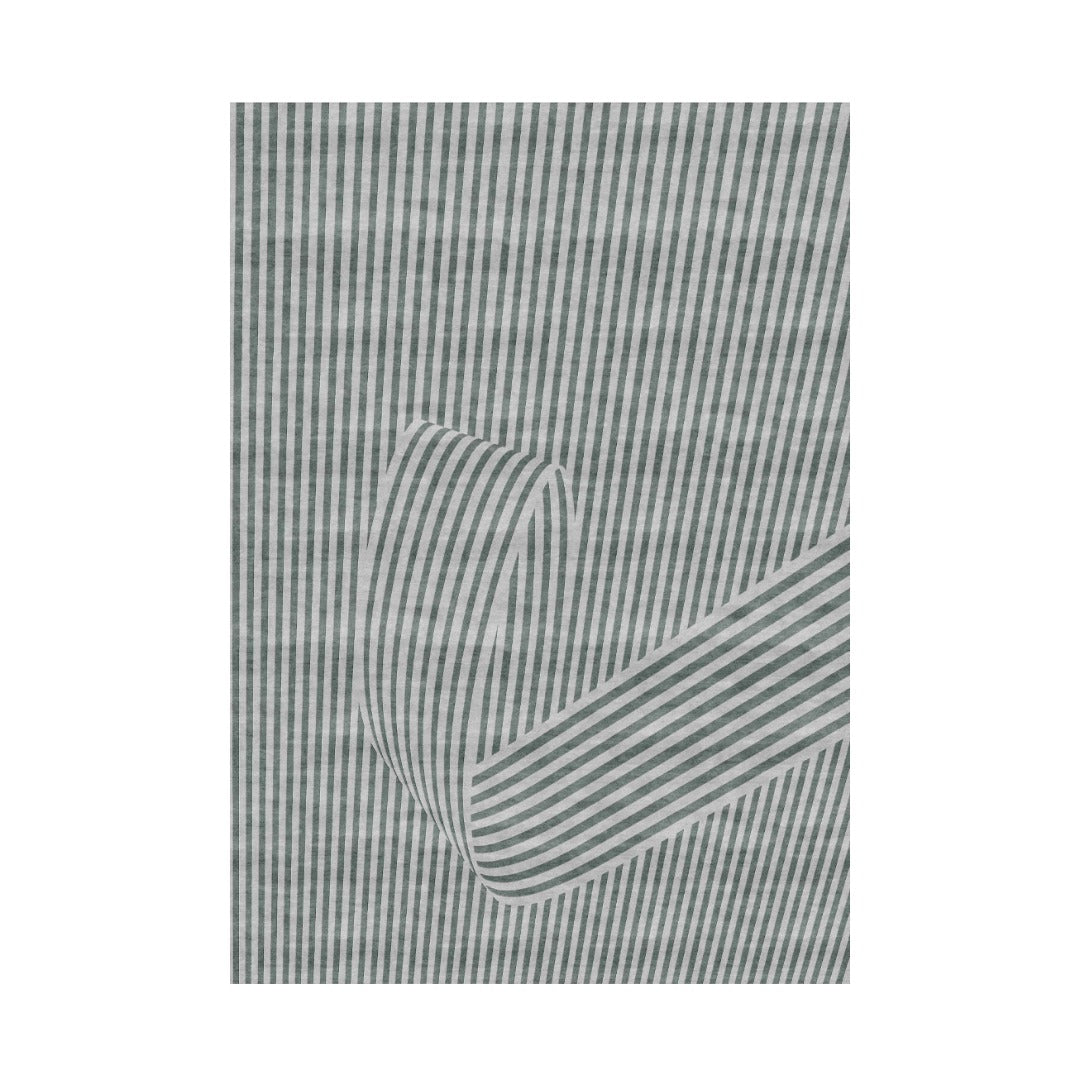 High End Floor Sample Ribbon Rug by Giorgetti Casa Design Group