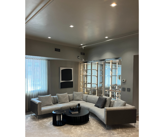 High End Floor Sample Rod System Sectional Sofa by Living Divani Casa Design Group