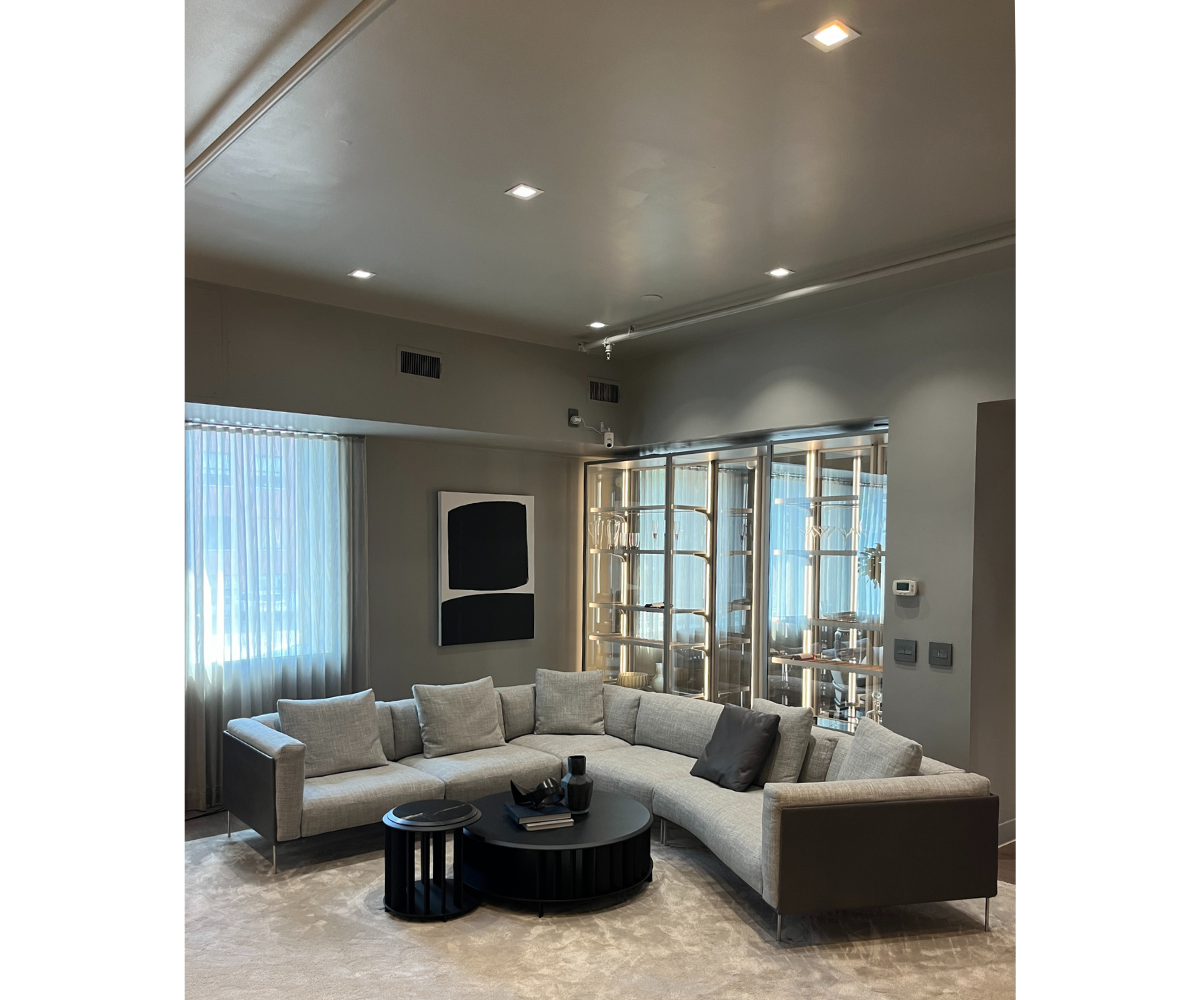 High End Floor Sample Rod System Sectional Sofa by Living Divani Casa Design Group