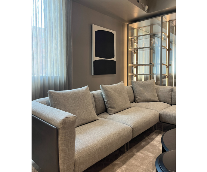 High End Floor Sample Rod System Sectional Sofa by Living Divani Casa Design Group