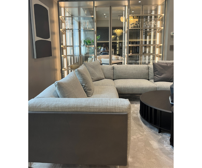 High End Floor Sample Rod System Sectional Sofa by Living Divani Casa Design Group