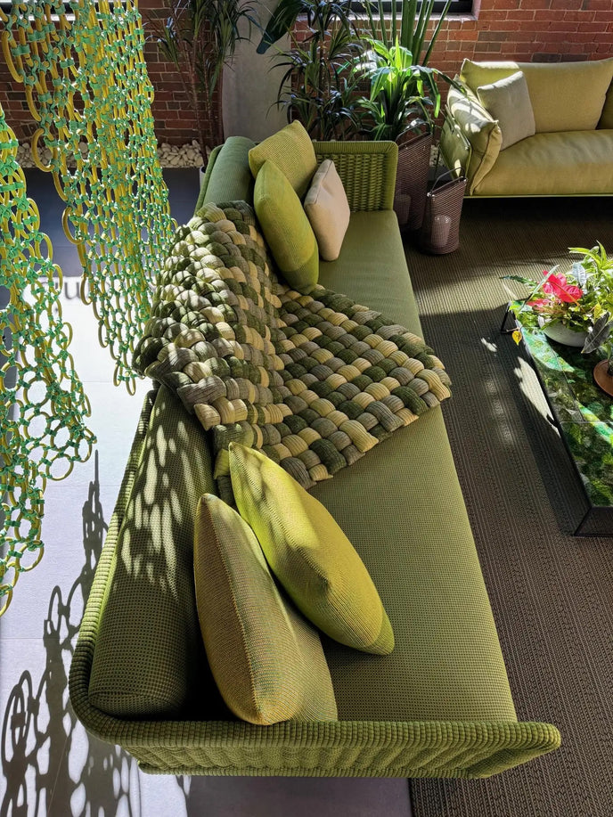 High End Floor Sample Sabi Outdoor Sofa by Paola Lenti Casa Design Group
