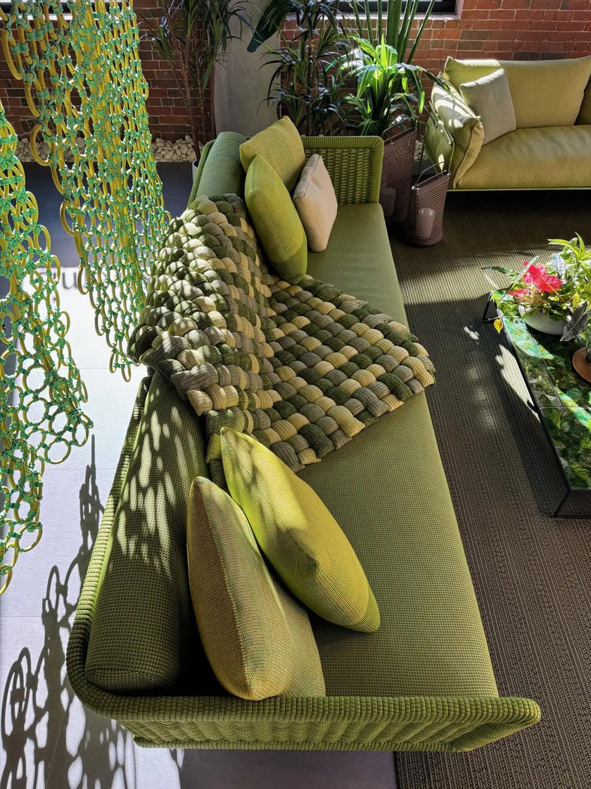 High End Floor Sample Sabi Outdoor Sofa by Paola Lenti Casa Design Group