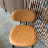 Floor Sample Set of 4 Med Dining Chairs in Black Ash and Anilina Leather by Acerbis | Casa Design Group