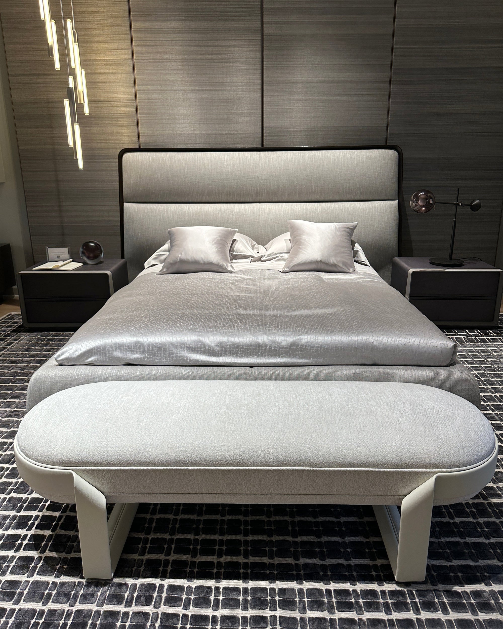 High End Floor Sample Shirley Bench by Giorgetti Casa Design Group