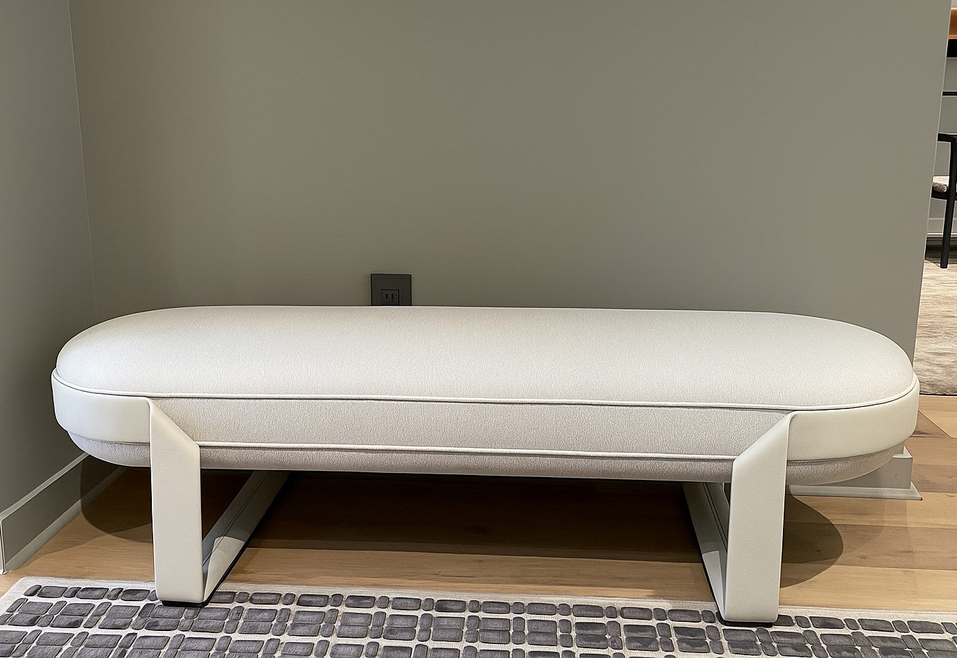 High End Floor Sample Shirley Bench by Giorgetti Casa Design Group