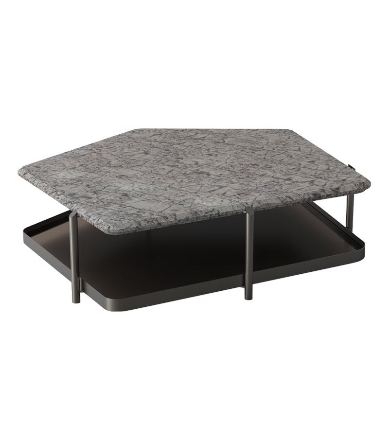 High End Floor Sample Skyline Coffee Table Pentagon by Giorgetti Casa Design Group