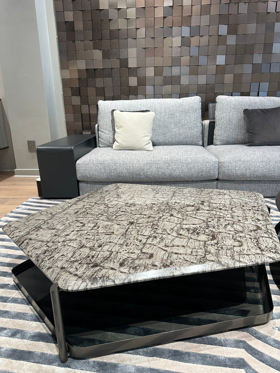 High End Floor Sample Skyline Coffee Table Pentagon by Giorgetti Casa Design Group