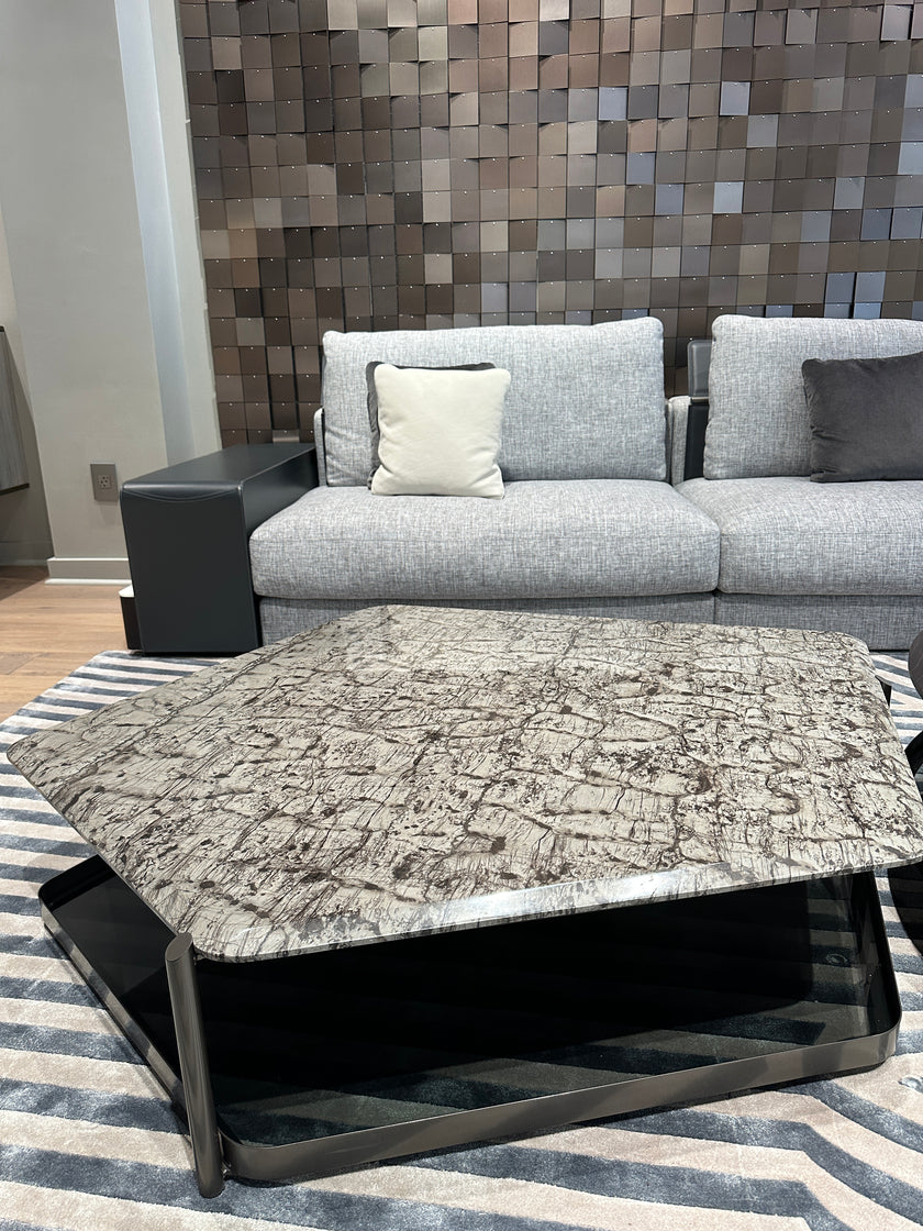 High End Floor Sample Skyline Coffee Table Pentagon by Giorgetti Casa Design Group