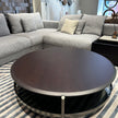High End Floor Sample Skyline Coffee Table Round by Giorgetti Casa Design Group