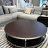 High End Floor Sample Skyline Coffee Table Round by Giorgetti Casa Design Group