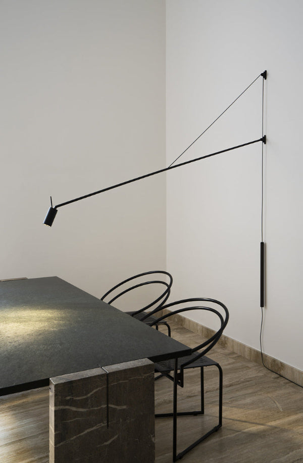 Floor Sample Swan Plug-in Wall Sconce by Nemo Lighting Casa Design Group