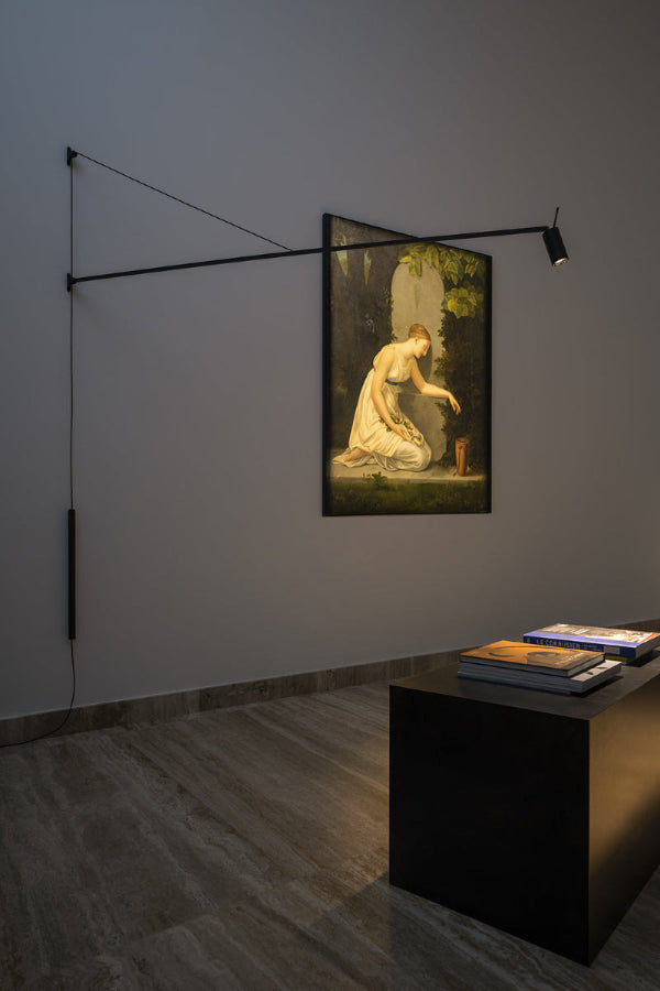 Floor Sample Swan Plug-in Wall Sconce by Nemo Lighting Casa Design Group