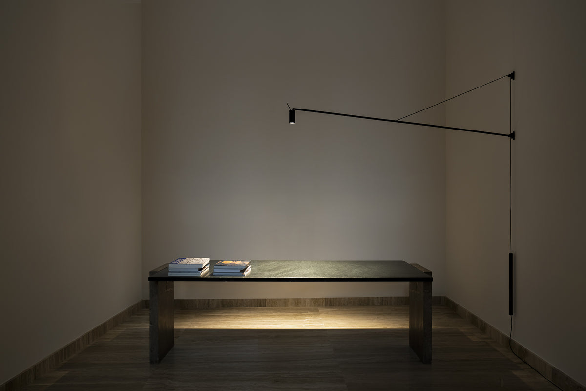 Floor Sample Swan Plug-in Wall Sconce by Nemo Lighting Casa Design Group