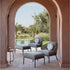 High EndFloor Sample Table & Radoc Chairs Outdoor Set by Manutti Casa Design Group