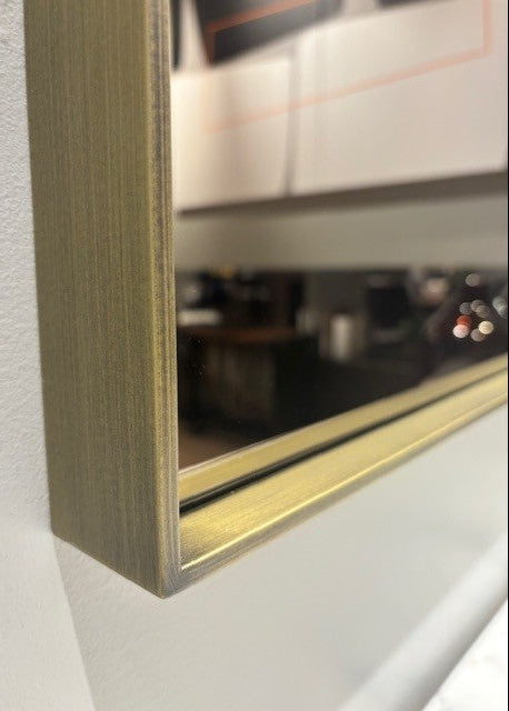 High End Floor Sample Visual Rectangular Mirror by Sovert Casa Design Group