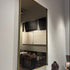 High End Floor Sample Visual Rectangular Mirror by Sovert Casa Design Group