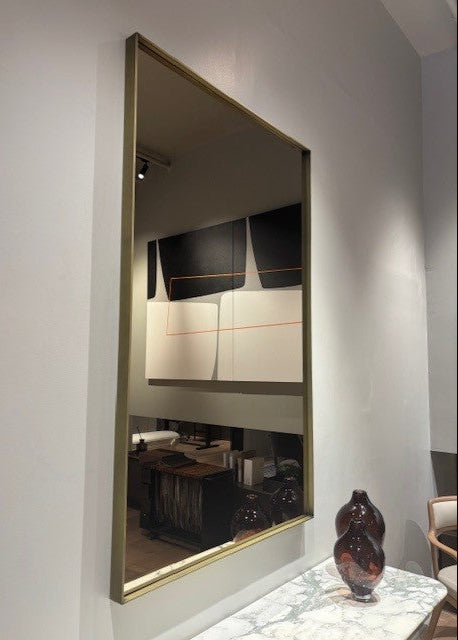 High End Floor Sample Visual Rectangular Mirror by Sovert Casa Design Group