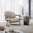 Flora elegant upholstered lounge chair by Capital | Casa Design Group