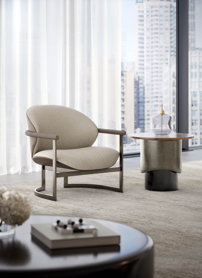 Flora elegant upholstered lounge chair by Capital | Casa Design Group