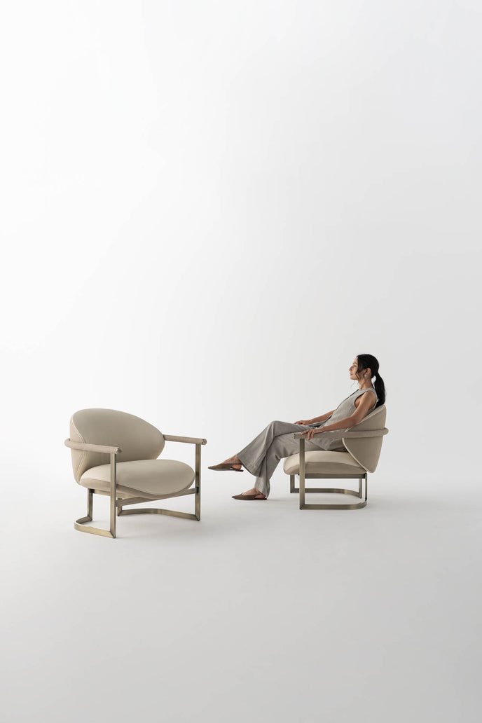 Flora elegant upholstered lounge chair by Capital | Casa Design Group