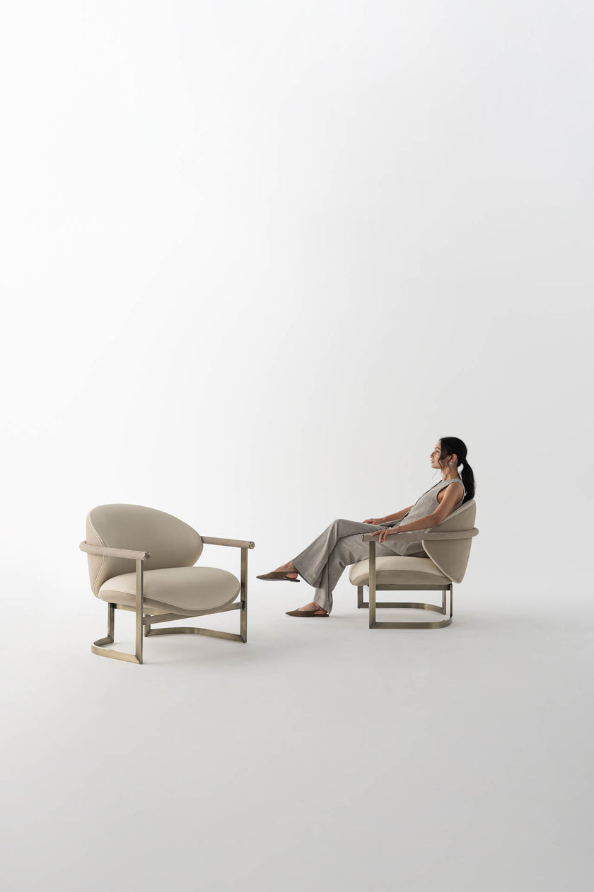 Flora elegant upholstered lounge chair by Capital | Casa Design Group