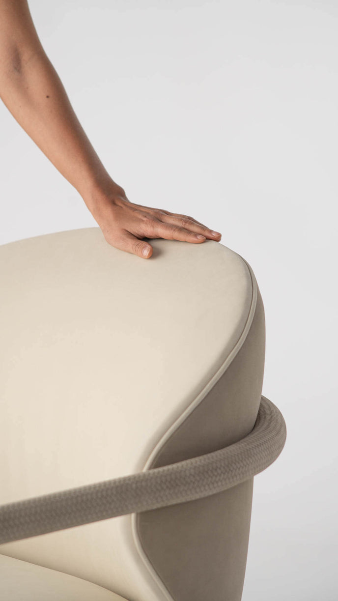 Flora elegant upholstered lounge chair by Capital | Casa Design Group