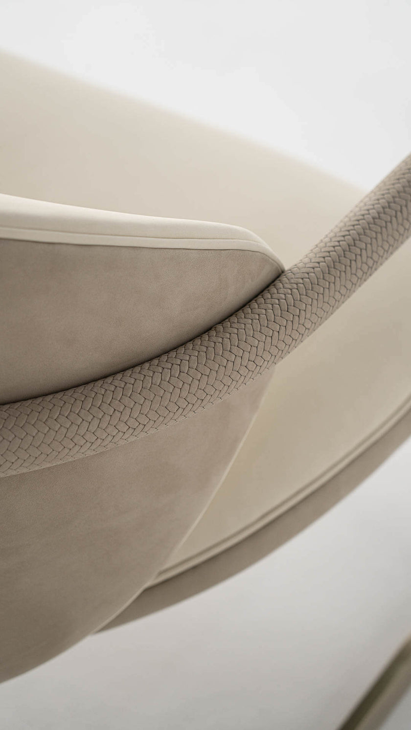 Flora elegant upholstered lounge chair by Capital | Casa Design Group