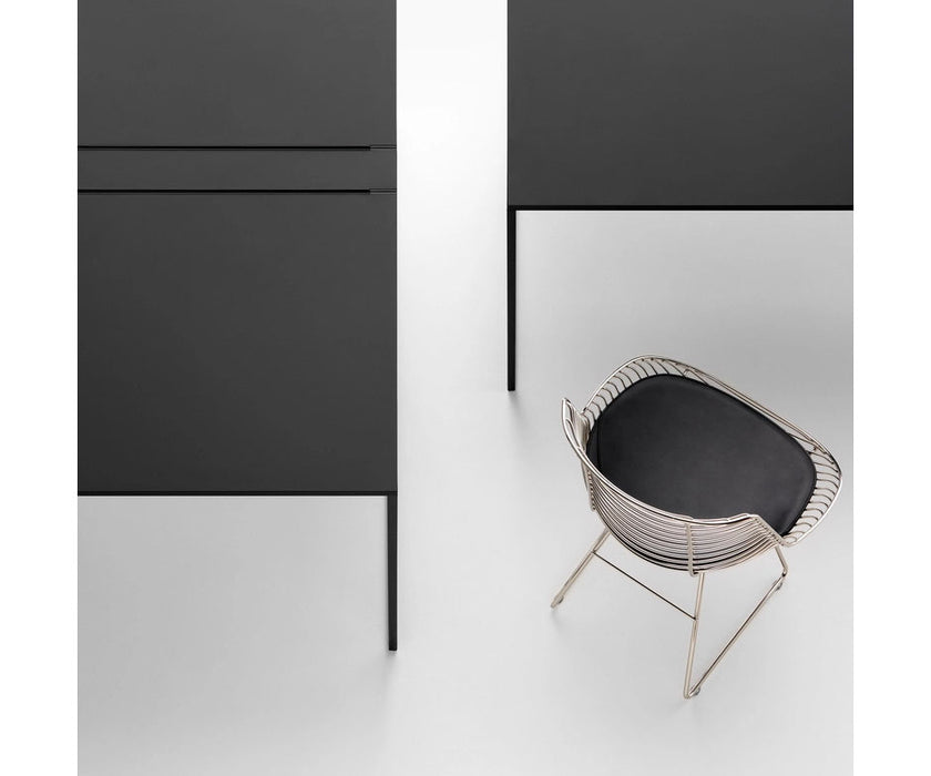 Flow Filo Indoor Chair by MDF Italia with steel wire frame Casa Design Group