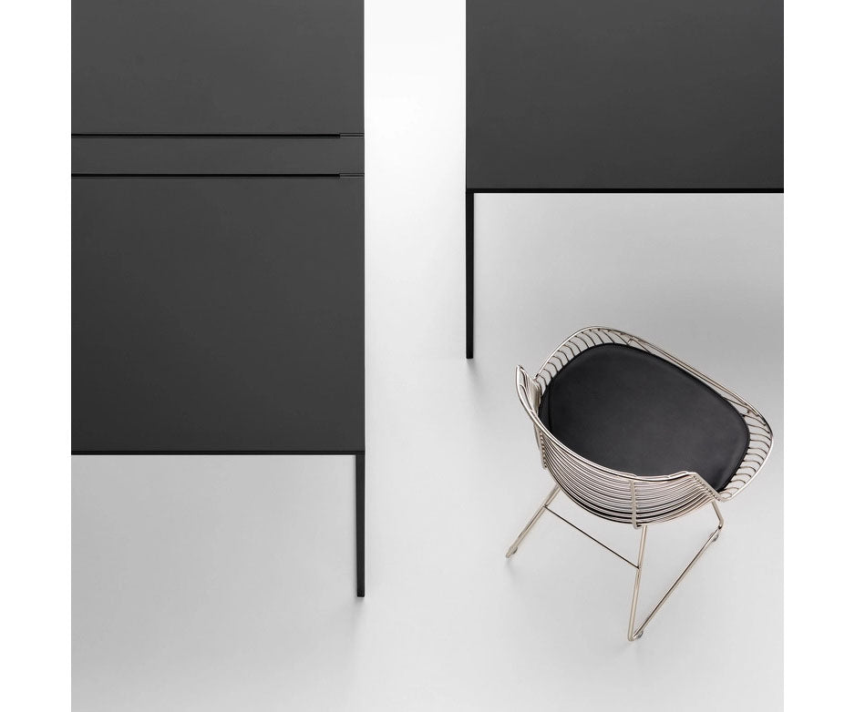 Flow Filo Indoor Chair by MDF Italia with steel wire frame Casa Design Group