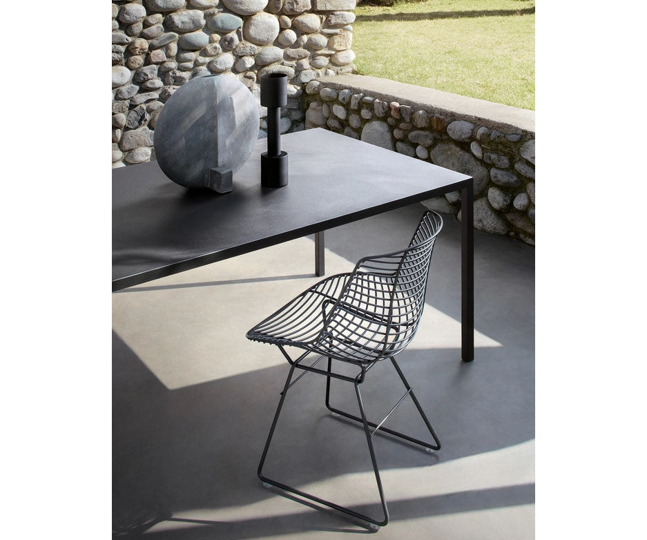 Flow Filo Outdoor Chair by MDF Italia with welded steel wire frame Casa Design Group