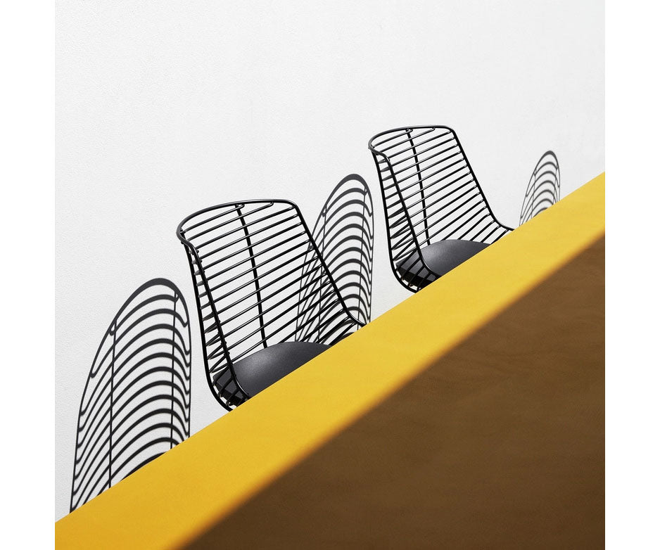 Flow Filo Outdoor Chair by MDF Italia with welded steel wire frame Casa Design Group