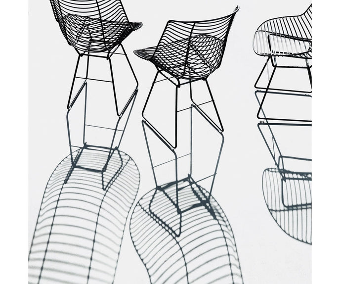 Flow Filo Outdoor Chair by MDF Italia with welded steel wire frame Casa Design Group