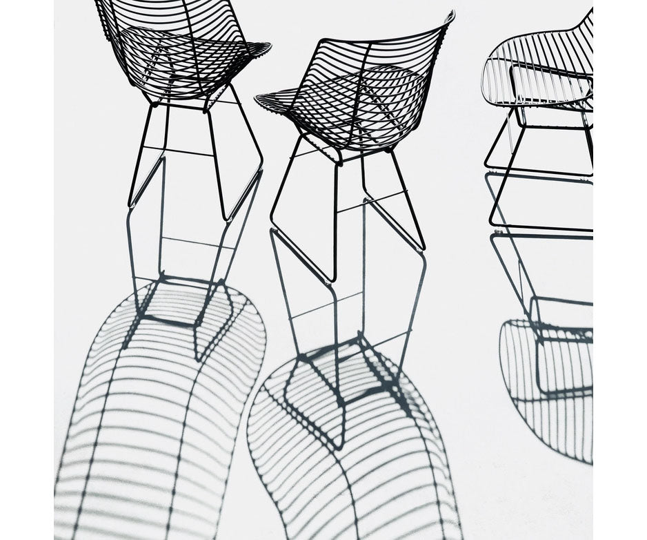 Flow Filo Outdoor Chair by MDF Italia with welded steel wire frame Casa Design Group