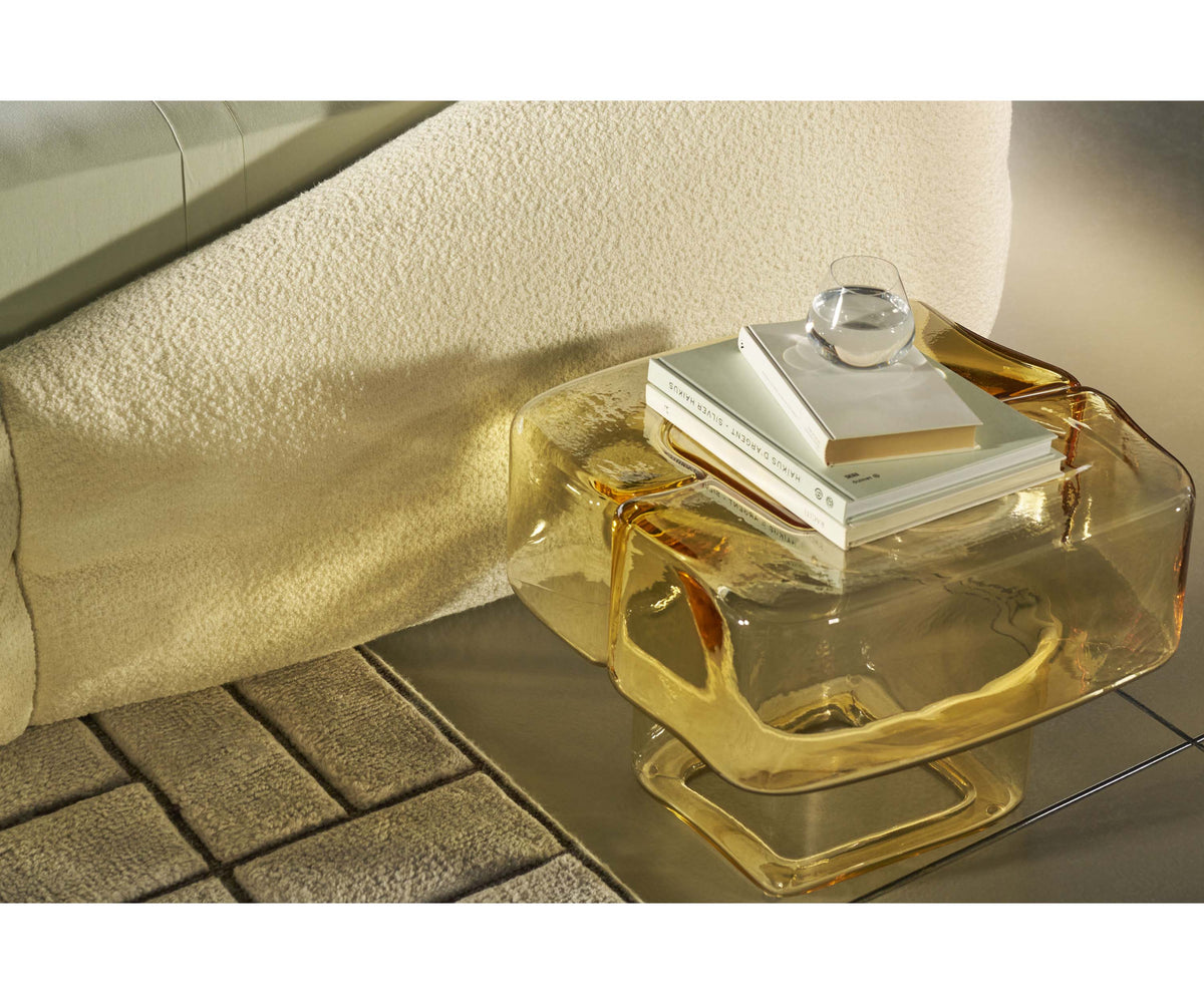 Fluid Joinery Side Table Cassina Luxury Contemporary Glass Side Table Casa Design Group